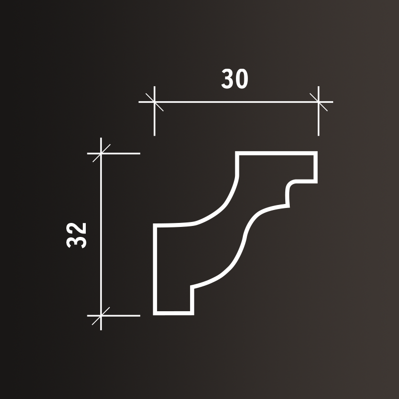 Потолочные карнизы Европласт арт 1.50.130 гибкий фото 3