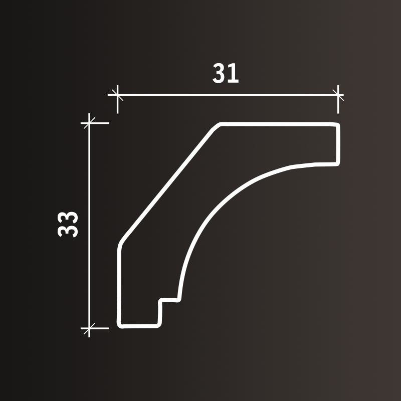Потолочные карнизы Европласт арт 1.50.157 гибкий фото 3