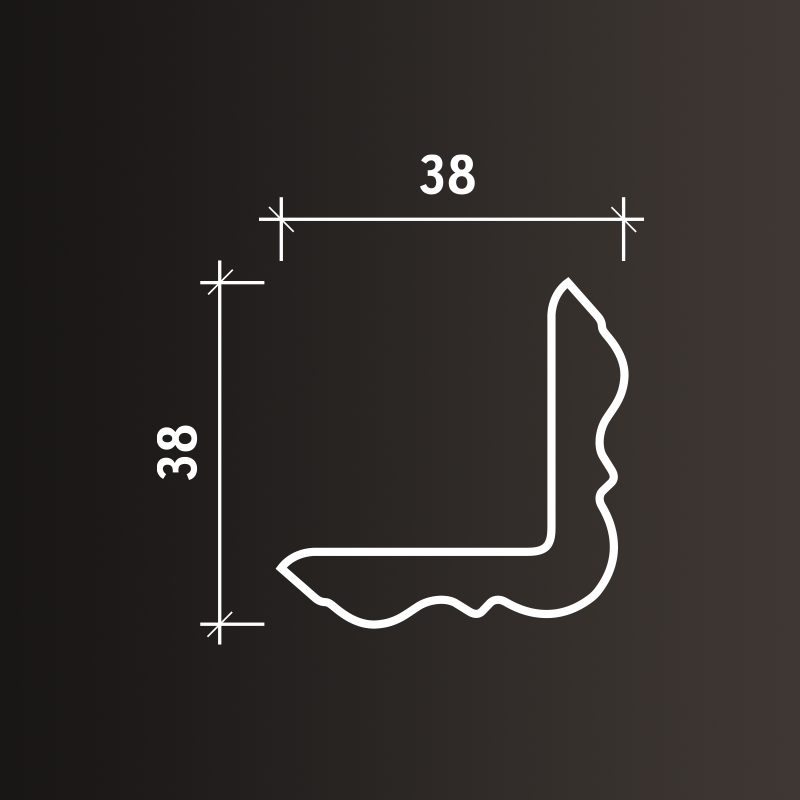 Потолочные карнизы Европласт арт 1.50.257 гибкий фото 3