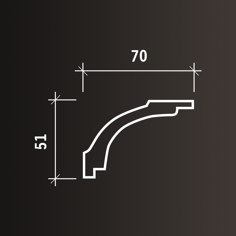 Потолочные карнизы Европласт арт 1.50.160 гибкий фото 3
