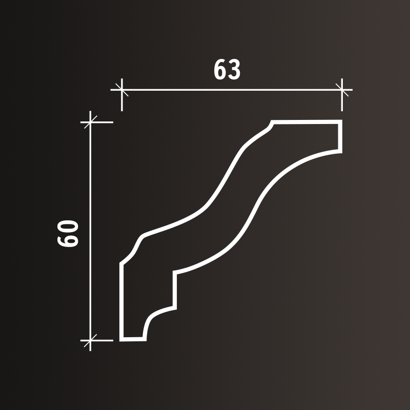 Потолочные карнизы Европласт арт 1.50.105 гибкий фото 3
