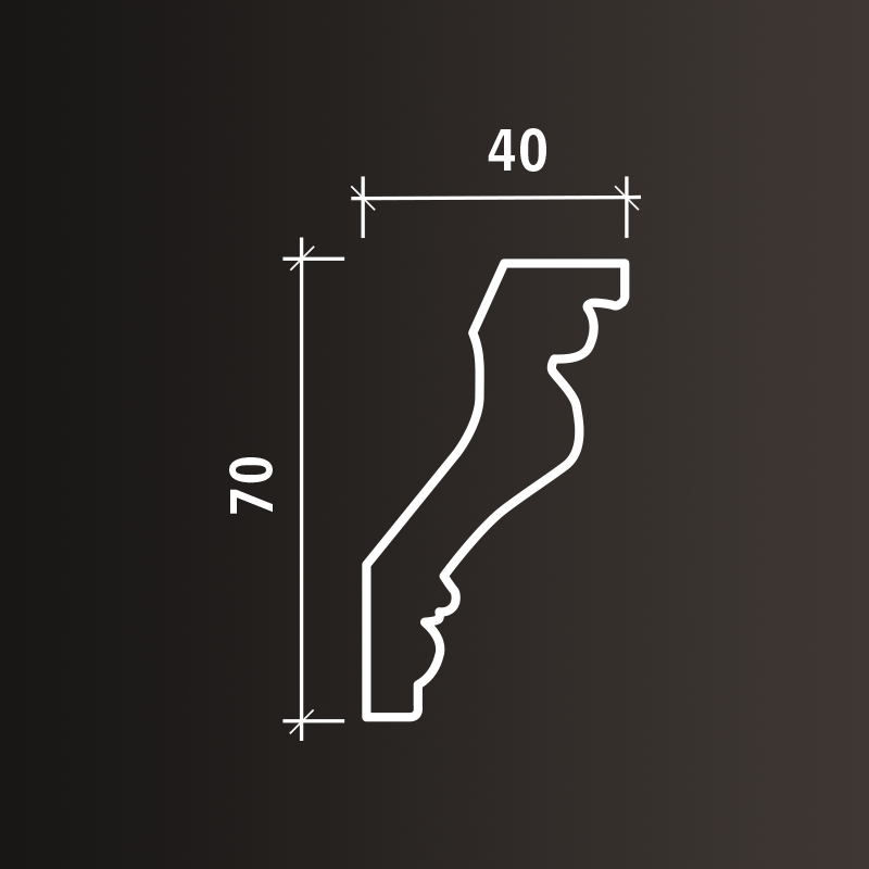 Потолочные карнизы Европласт арт 1.50.192 гибкий фото 3