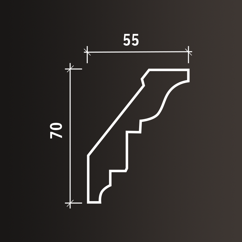 Потолочные карнизы Европласт арт 1.50.196 гибкий фото 3