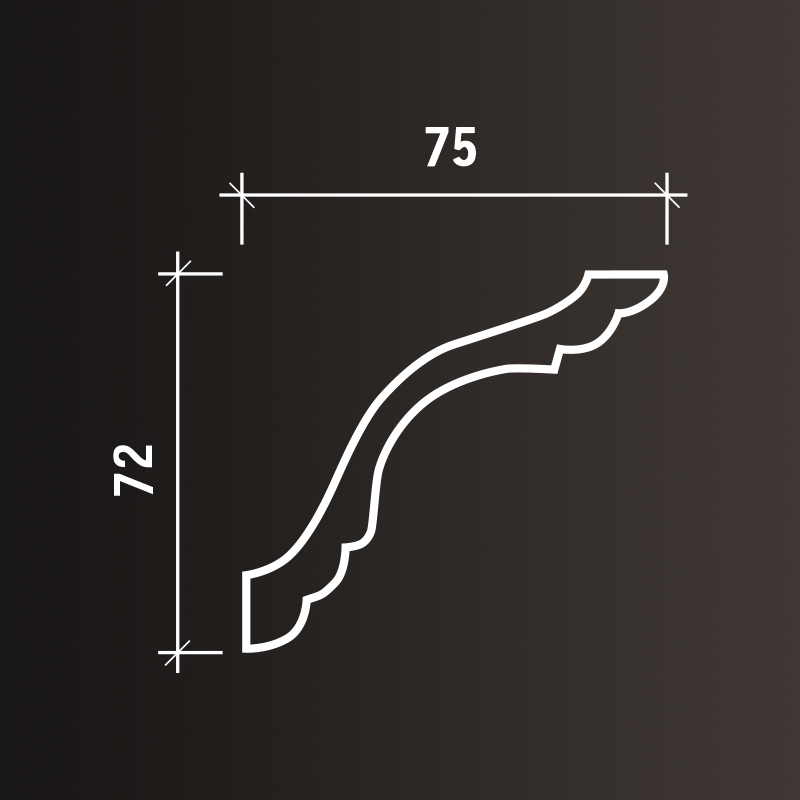 Потолочные карнизы Европласт арт 1.50.102 гибкий фото 3