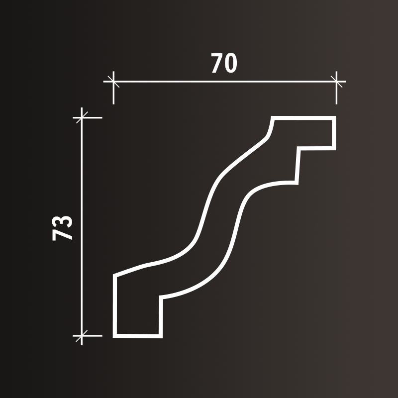 Потолочные карнизы Европласт арт 1.50.143 гибкий фото 3