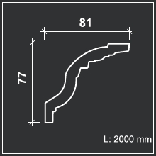 Потолочные карнизы Европласт арт 1.50.179 гибкий фото 2