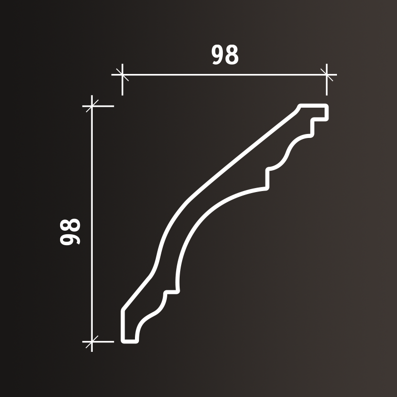 Потолочные карнизы Европласт арт 1.50.139 гибкий фото 3