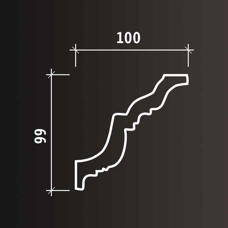 Потолочные карнизы Европласт арт 1.50.116 гибкий фото 3