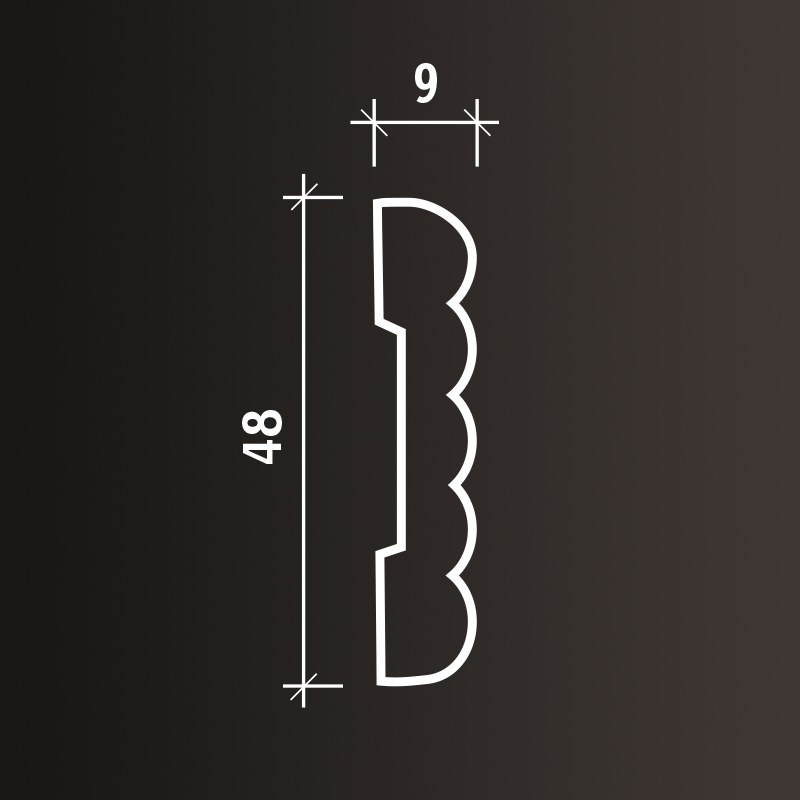Молдинги Европласт арт 1.51.356 гибкий фото 3