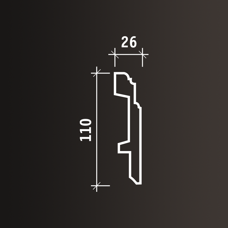 Плинтусы Европласт арт 1.53.101 гибкий фото 3