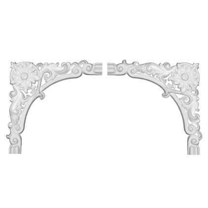 Архитектурный лепной декор Европласт арт 1.52.375 фото 1