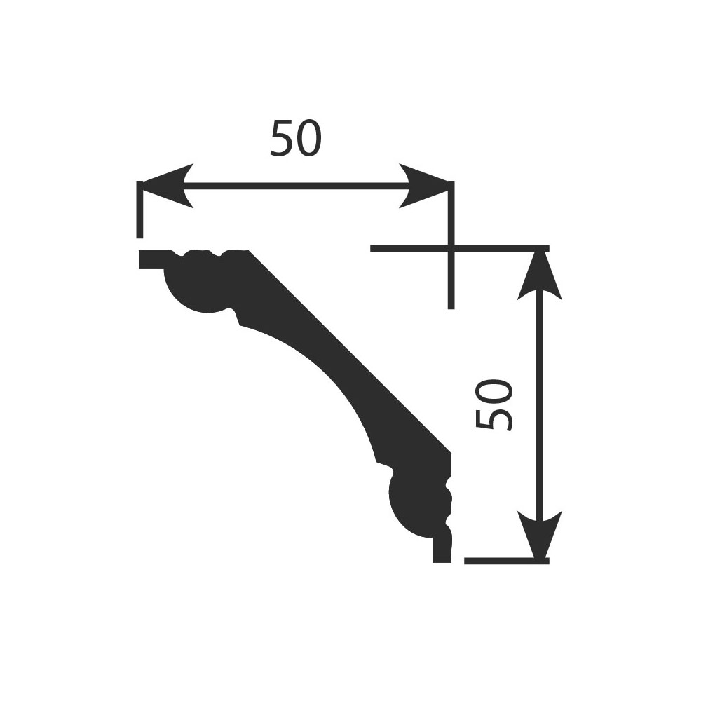 Потолочные карнизы Cosca Décor арт KX001 фото 2