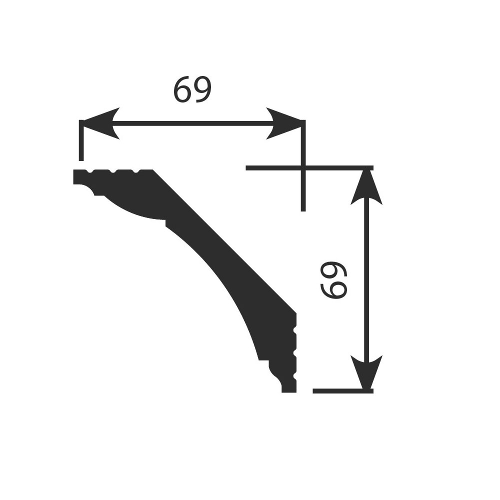 Потолочные карнизы Cosca Décor арт KX014 фото 2