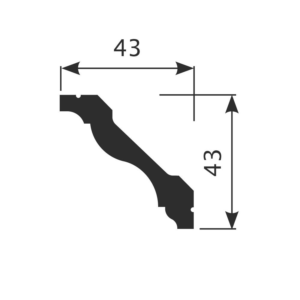 Потолочные карнизы Cosca Décor арт KX017 фото 2