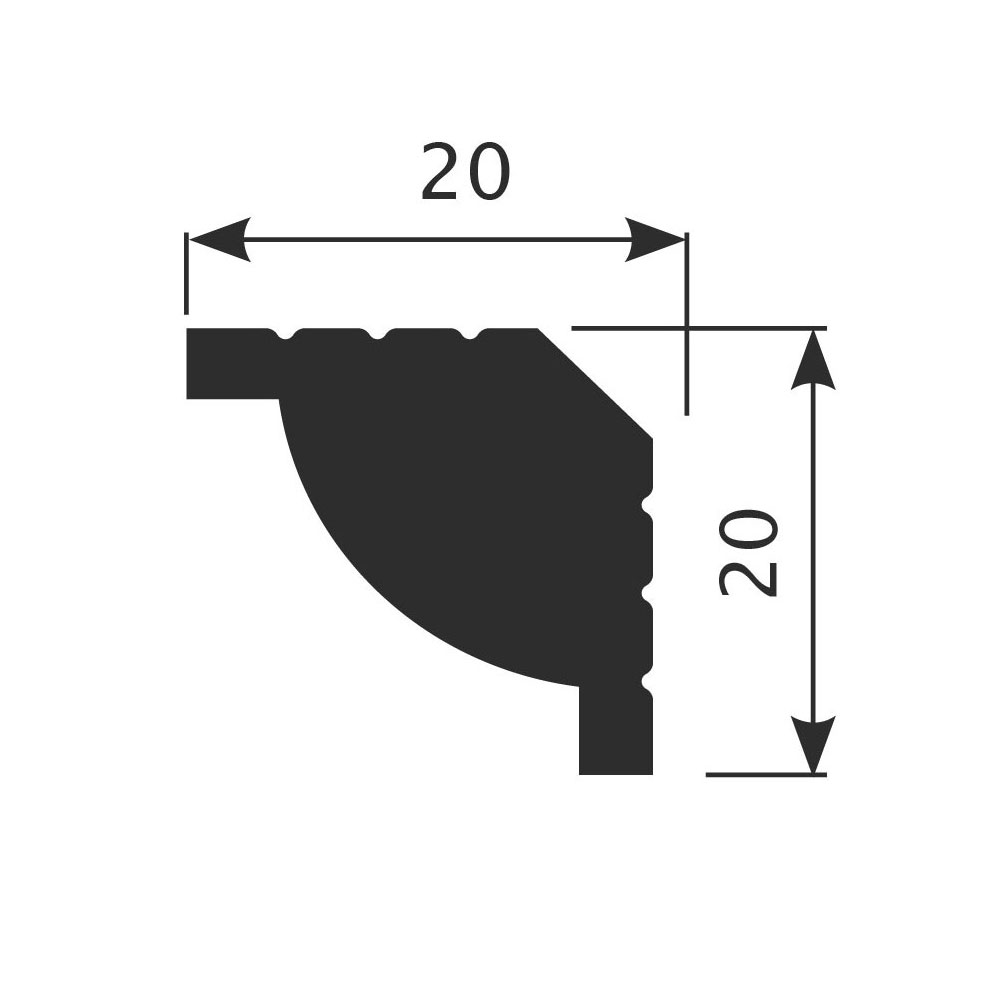 Потолочные карнизы Cosca Décor арт KX020 фото 2