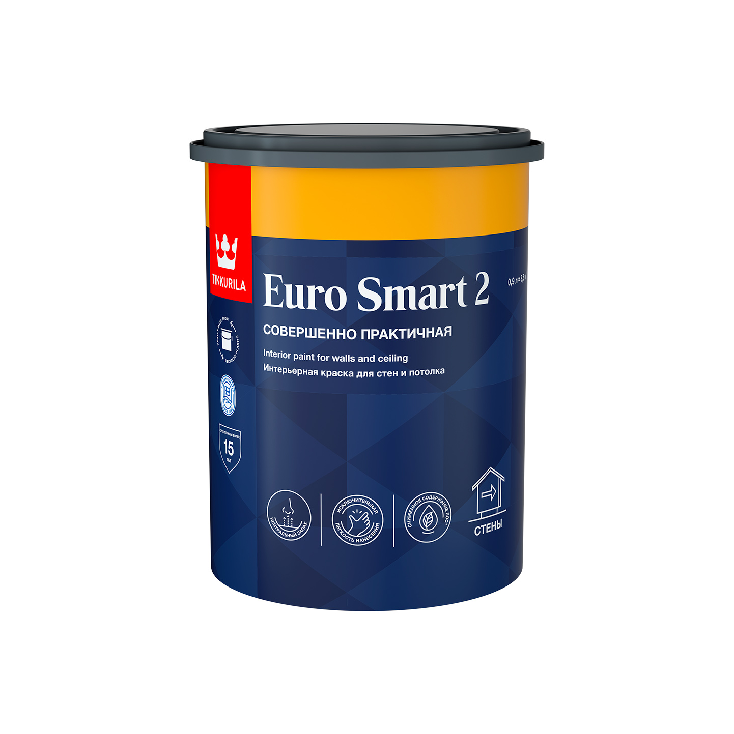 Интерьерная краска Tikkurila арт EURO SMART A 2 0.9 фото 1
