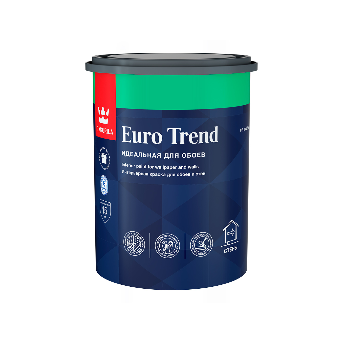 Интерьерная краска Tikkurila арт EURO TREND A 0.9 фото 1