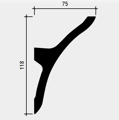 Потолочные карнизы Европласт арт 1.50.623 фото 2
