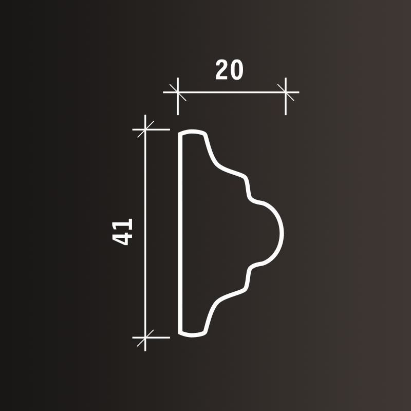 Молдинги Европласт арт 1.51.308 гибкий фото 3