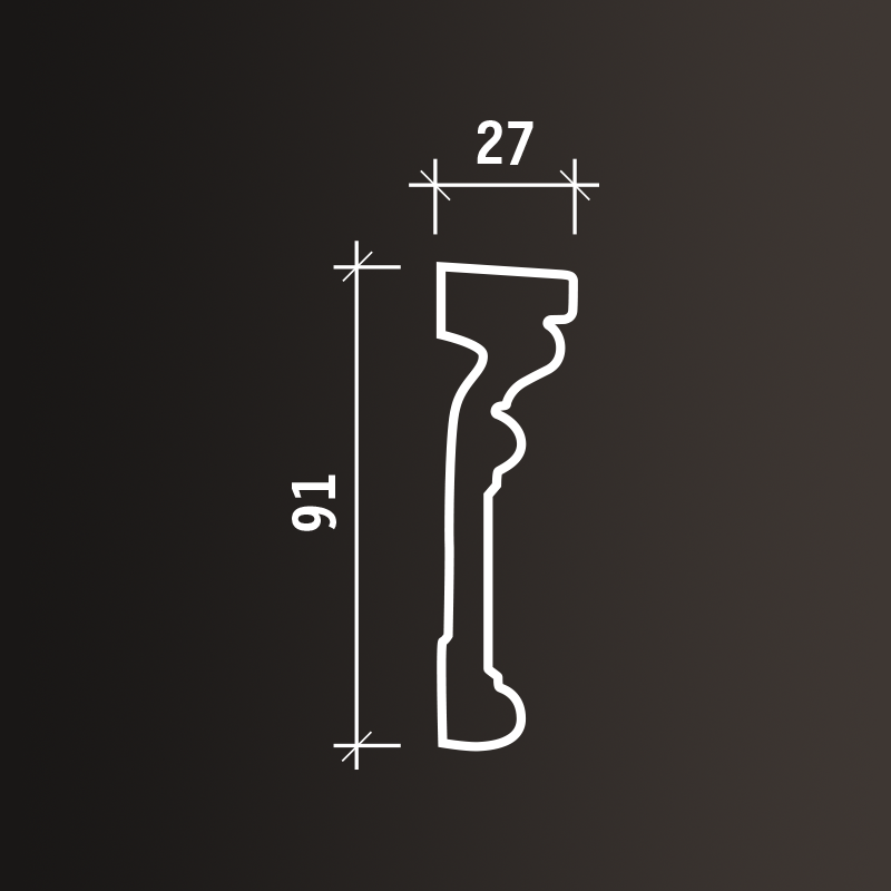 Молдинги Европласт арт 1.51.347 гибкий фото 3