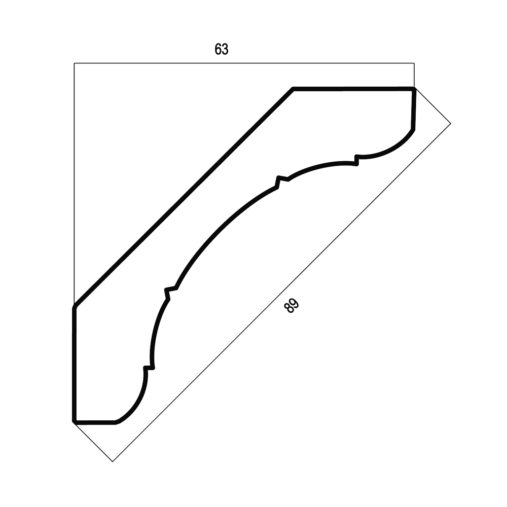 Потолочные карнизы Cosca Décor арт 146-115 фото 2