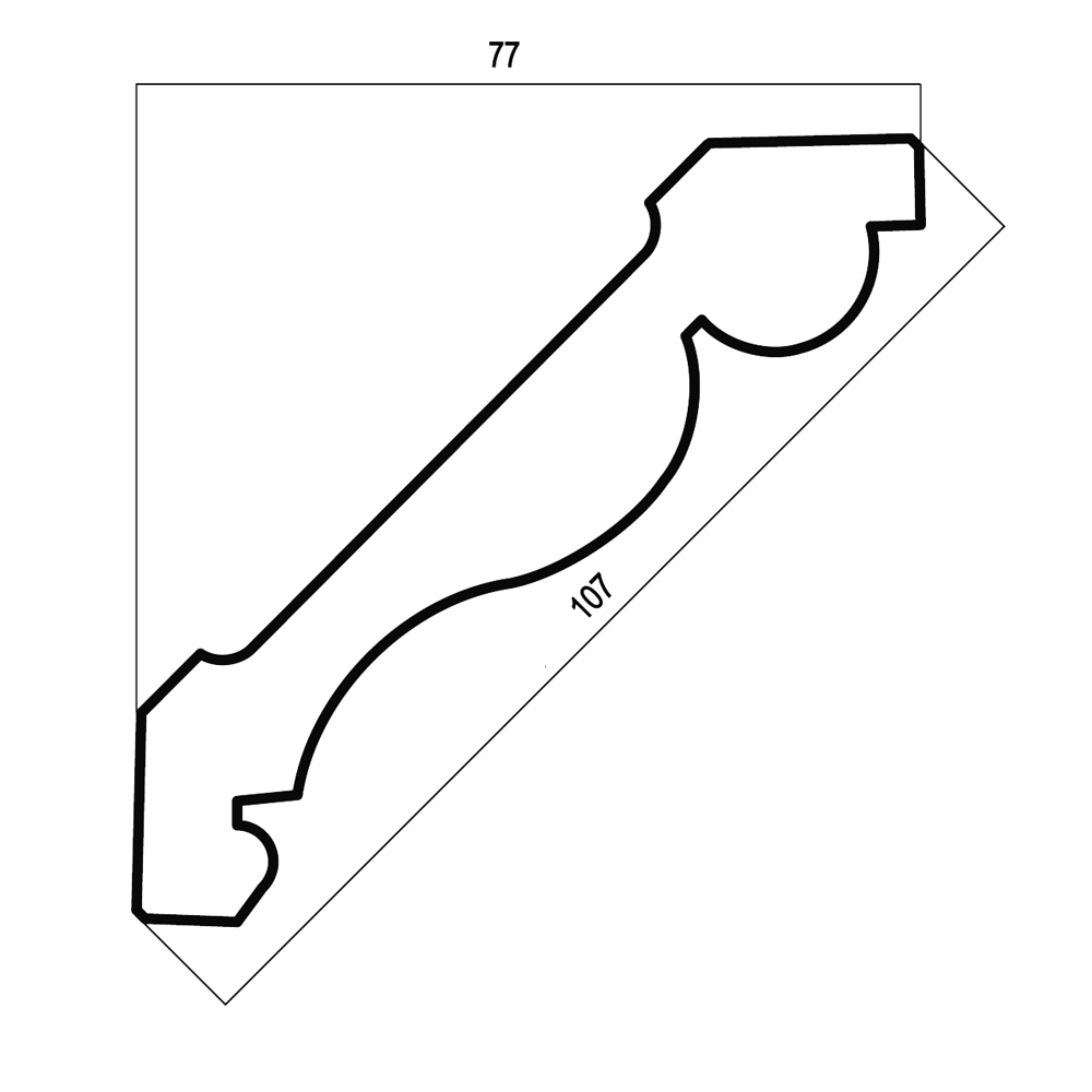 Потолочные карнизы Cosca Décor арт 154-933 фото 2