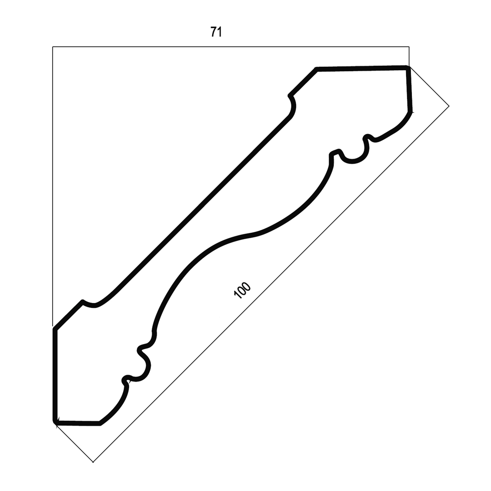 Потолочные карнизы Cosca Décor арт 178-11 фото 2