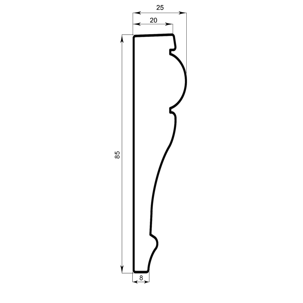 Потолочные карнизы Cosca Décor арт 152-5 фото 2