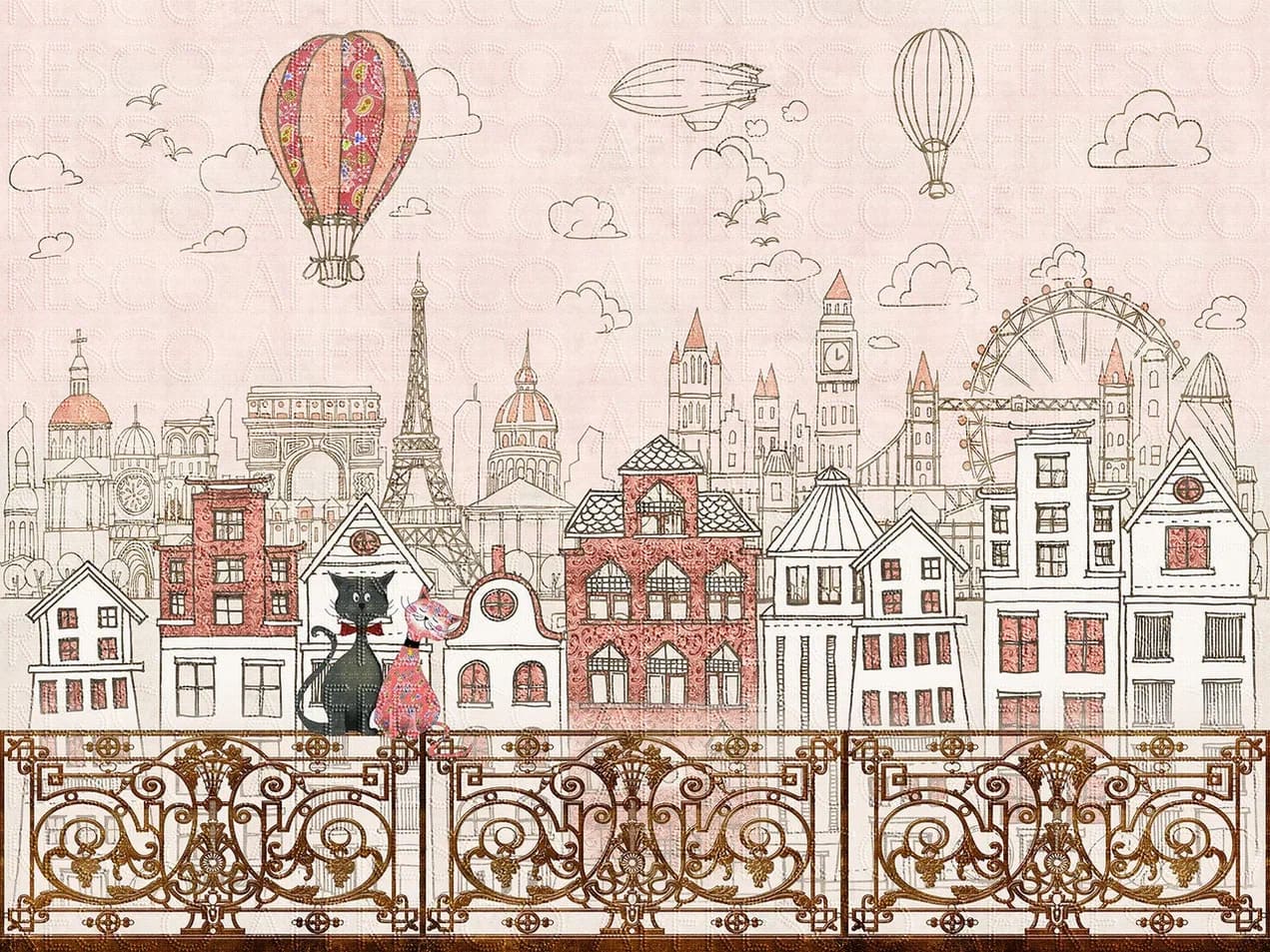 Фрески Affresco арт SN628-COL3 фото 1