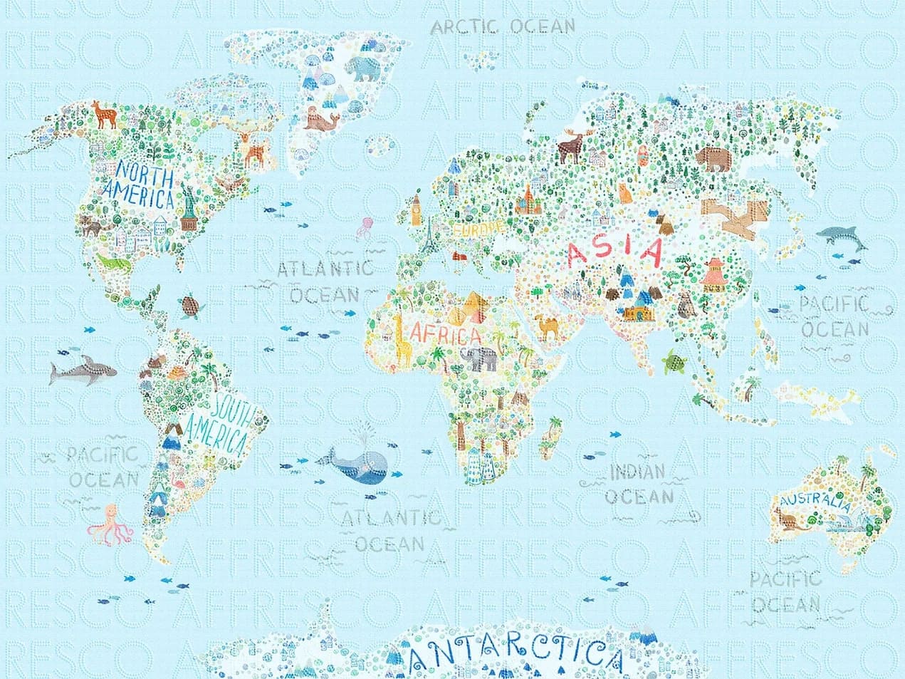 Фрески Affresco арт ZK627-COL4 фото 1