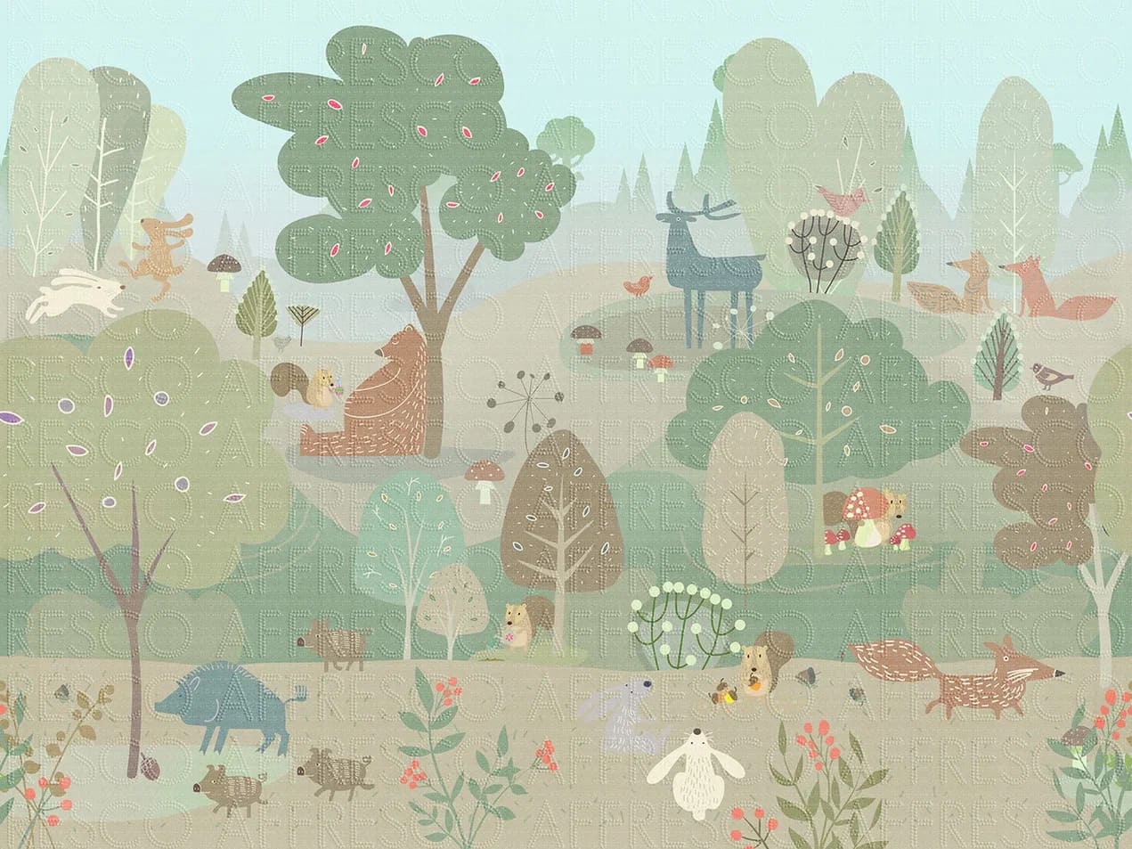 Фрески Affresco арт ZK633-COL1 фото 1