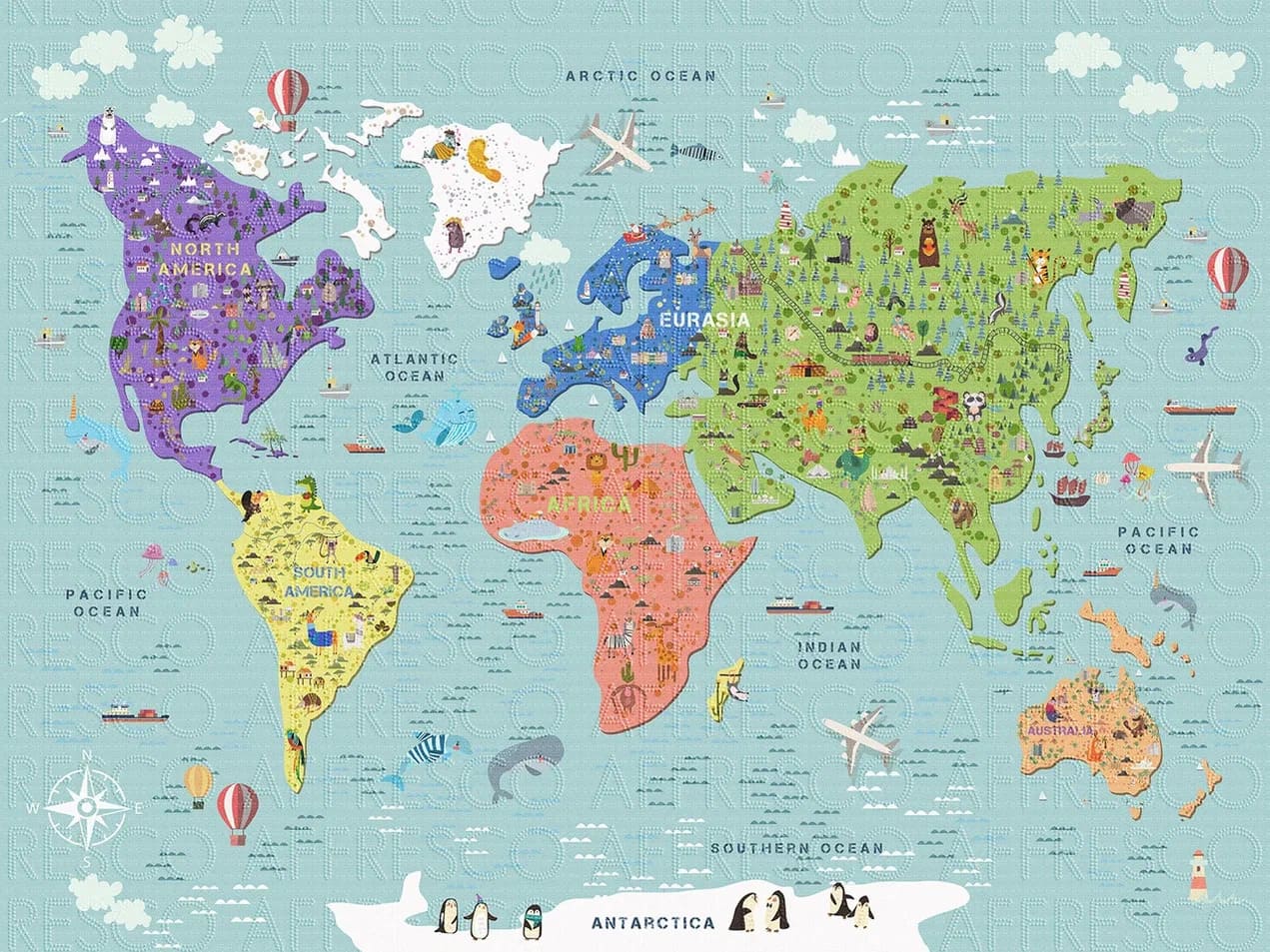 Фрески Affresco арт ZK642-COL1 фото 1