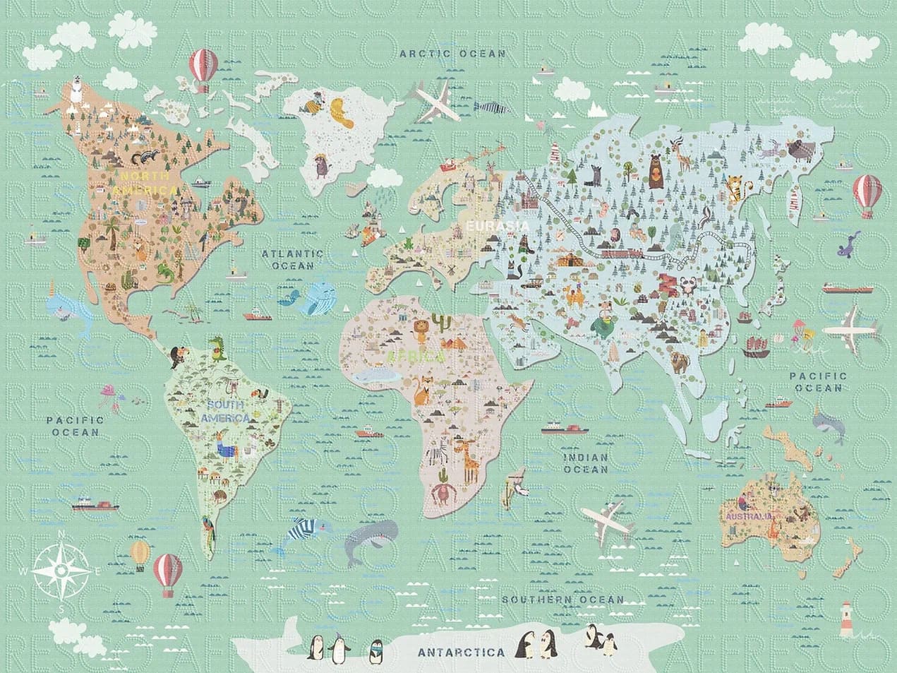 Фрески Affresco арт ZK642-COL4 фото 1