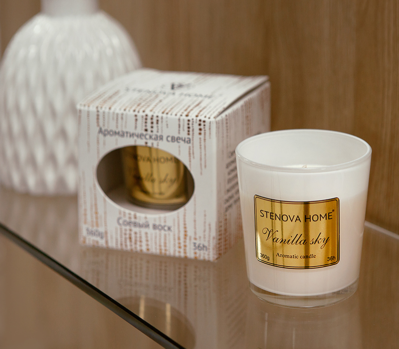 Ароматическая свеча STENOVA HOME арт 811082 фото 3