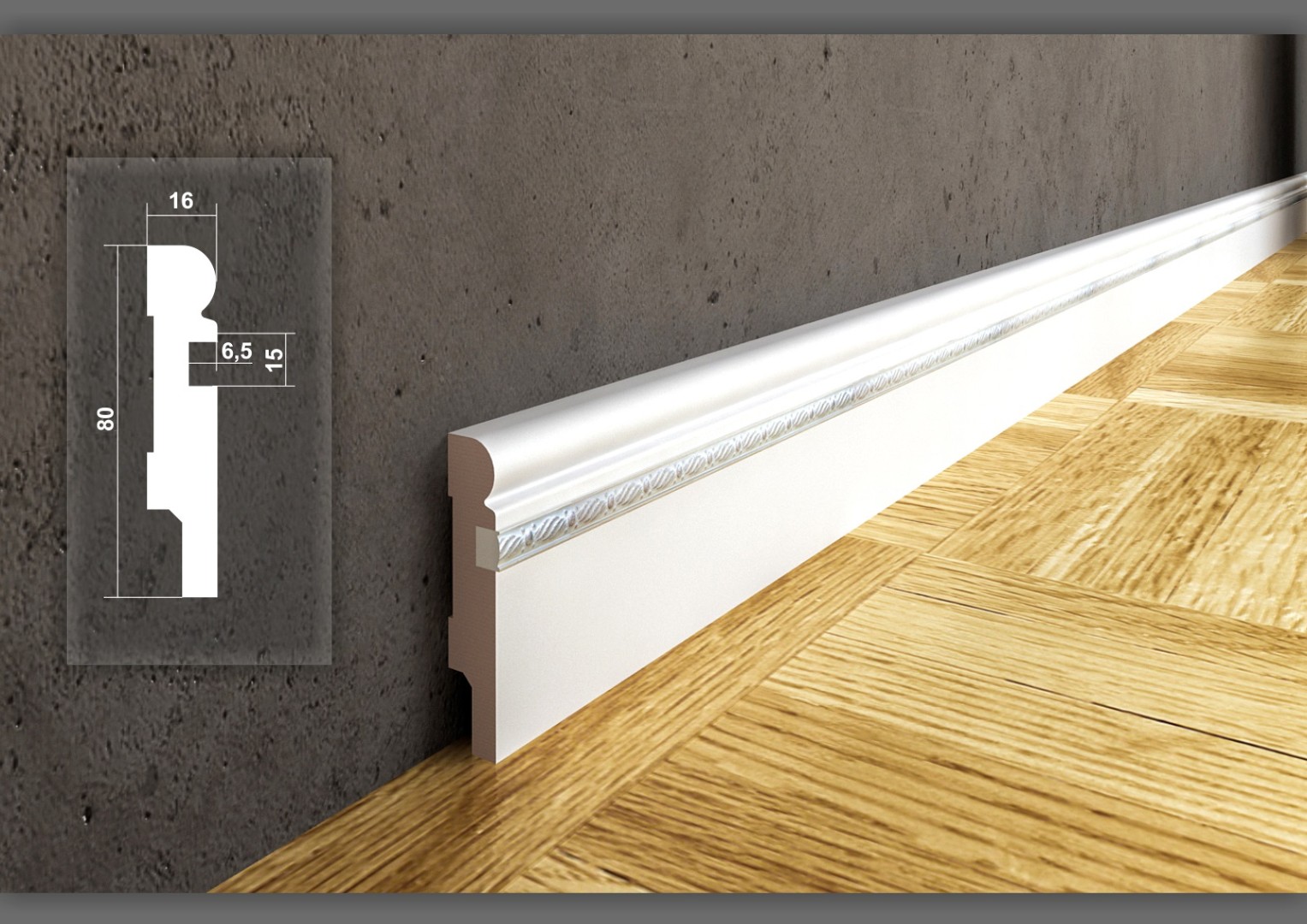 Плинтусы Cosca Décor арт АР28 фото 1