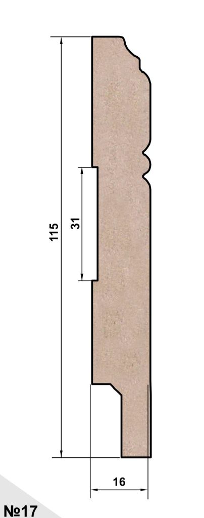 Плинтусы Cosca Décor арт АР17 фото 2