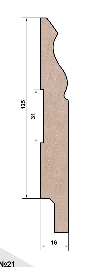 Плинтусы Cosca Décor арт АР21 фото 2