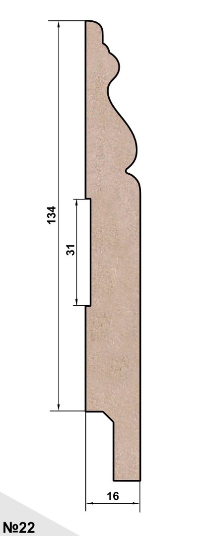 Плинтусы Cosca Décor арт АР22 фото 2
