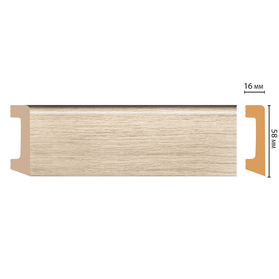 Плинтусы Decomaster арт D234-72 ДМ фото 1