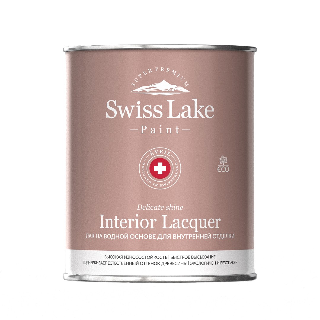 Лак Swiss Lake арт Interior Lacquer матовый, 3л фото 1